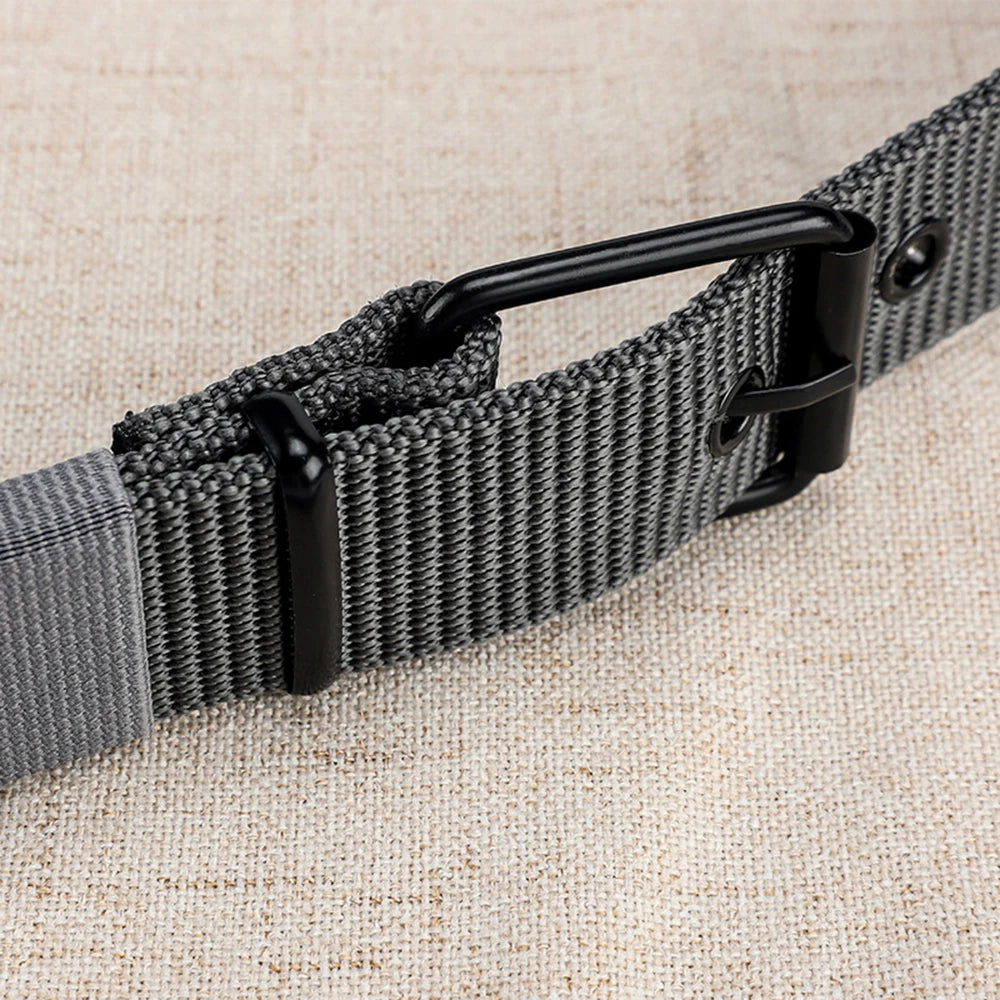 Pin Buckle Nylon Belt for Mens Outdoor Work Military Tactical Hunting High Quality Jeans Strap Canvas Casual Fashion Waistband
