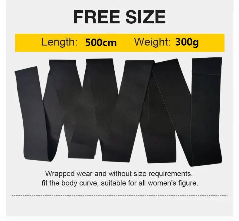 Women Waist Bandage Wrap Trimmer Belt Waist Trainer Shaperwear Slimming Fat Burning For Postpartum Sheath Belt