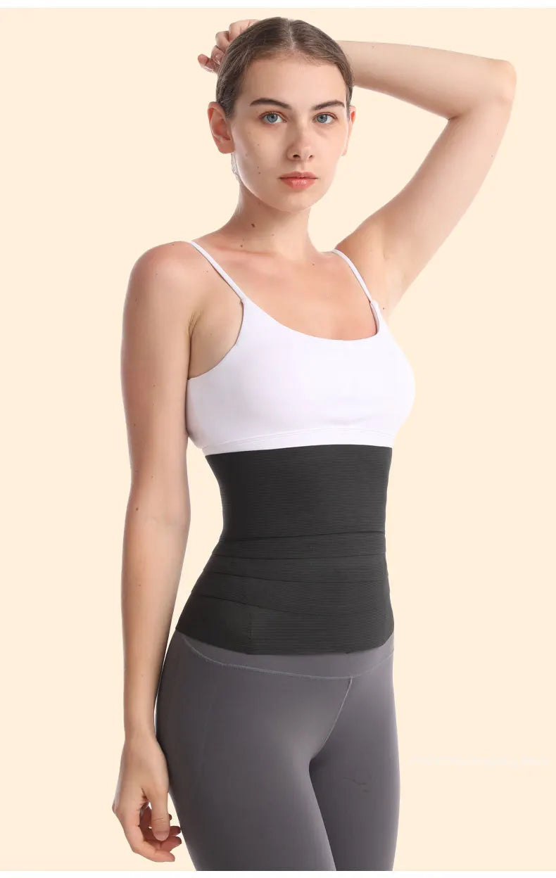 Women Waist Bandage Wrap Trimmer Belt Waist Trainer Shaperwear Slimming Fat Burning For Postpartum Sheath Belt