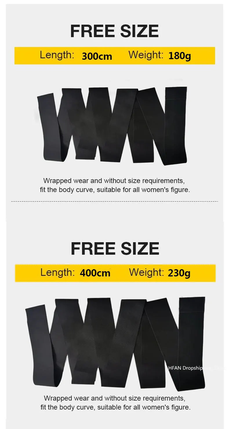Women Waist Bandage Wrap Trimmer Belt Waist Trainer Shaperwear Slimming Fat Burning For Postpartum Sheath Belt