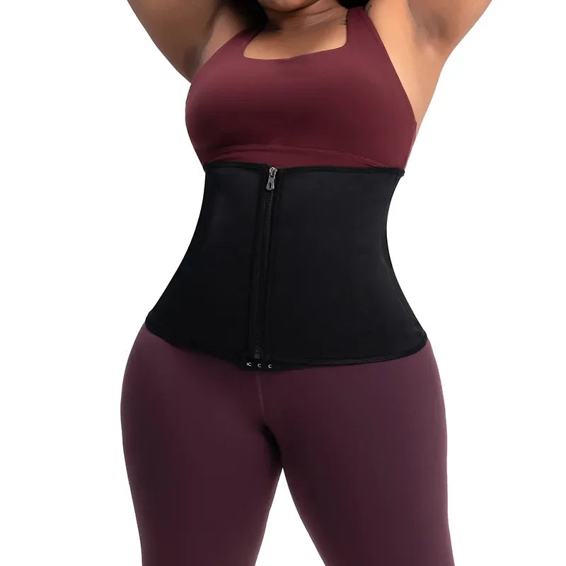 Women Tummy Control Waist Slimming Belt Weight Loss Waist Trainer Body Shaper Corset Belly Sheath Shapewear Compression Girdle