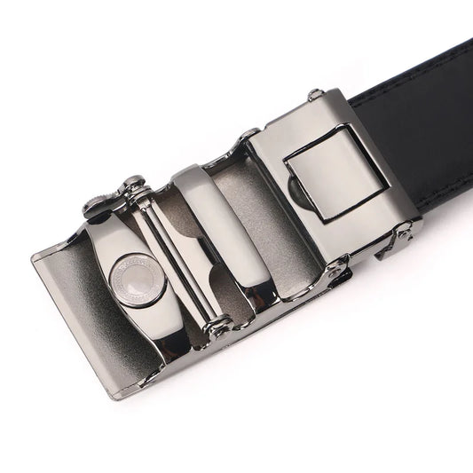 Hot Selling Men Belt Fashion Pu Alloy Automatic Buckle Business Affairs Casual Decoration Belt Men's Belts 3.5cm Luxury Belt