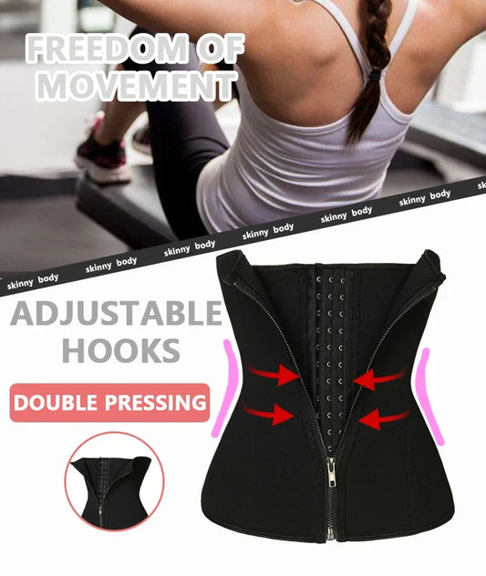 Women Tummy Control Waist Slimming Belt Weight Loss Waist Trainer Body Shaper Corset Belly Sheath Shapewear Compression Girdle