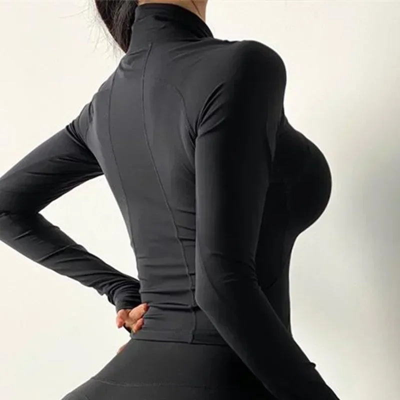 Cloud Hide Running Yoga Shirt for Women Autumn Winter Long Sleeve Blouse Sports Gym Fitness Top HOT Girls T-Shirt Workout Shirts