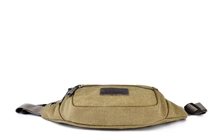 New Sports Waist Packs Casual Canvas Hidden Anti-theft Chest Bags Body Running for Men Women Tourist Cycle Crossbody Bag Pocket