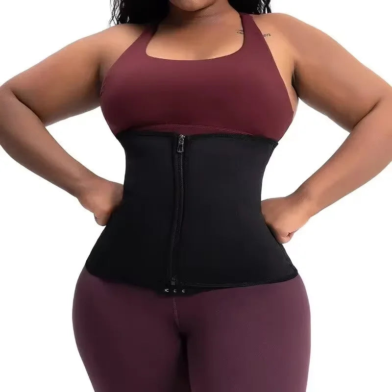 Women Tummy Control Waist Slimming Belt Weight Loss Waist Trainer Body Shaper Corset Belly Sheath Shapewear Compression Girdle
