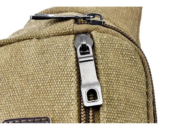 New Sports Waist Packs Casual Canvas Hidden Anti-theft Chest Bags Body Running for Men Women Tourist Cycle Crossbody Bag Pocket