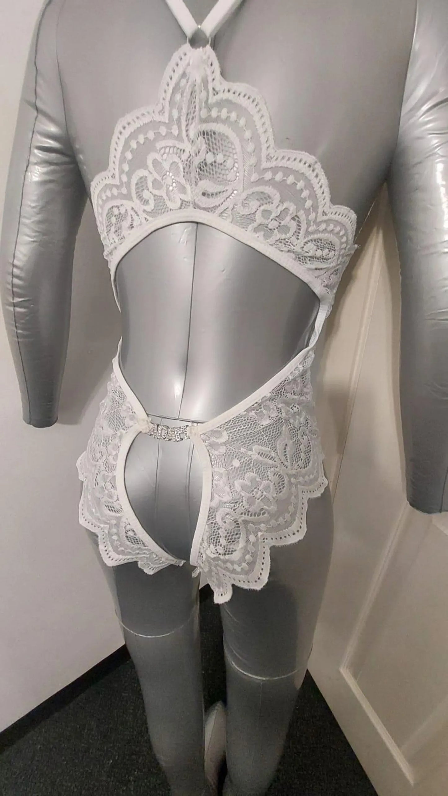 Sexy Customized Rhinestone Name Babydoll – Valentine’s Erotic Gift