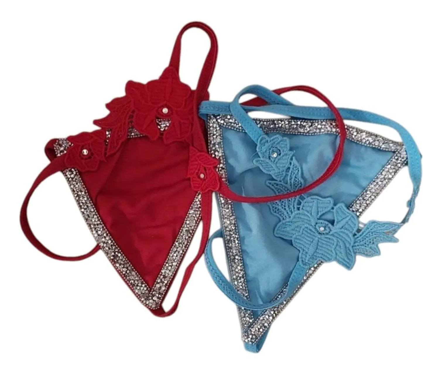 Made-to-Order Crystal Bling Thongs – Perfect Party & Christmas Gift for Her