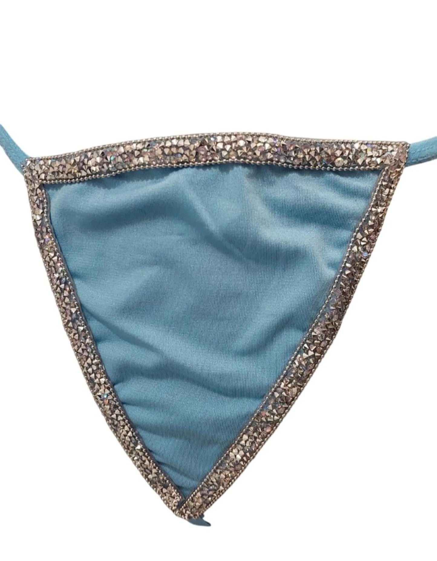 Made-to-Order Crystal Bling Thongs – Perfect Party & Christmas Gift for Her