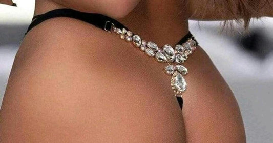 Sexy Glass Crystal thong
